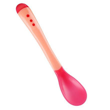 Load image into Gallery viewer, Baby Safety Temperature Sensing Silicone Spoon Non-slip Grip Soft Children Flatware Feeding Spoons Home Kids Feeding Supplies
