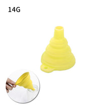 Load image into Gallery viewer, Mini Foldable Funnel Silicone Collapsible Funnel Folding Portable Funnels Be Hung Household Liquid Dispensing Kitchen Tools
