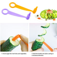 Load image into Gallery viewer, Potato Tower Spiral Manual Spiral Screw Slicer Plastic Carrot Cucumber Vegetables Spiral Cutter Knife Kitchen Accessories Tools

