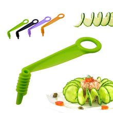 Load image into Gallery viewer, Potato Tower Spiral Manual Spiral Screw Slicer Plastic Carrot Cucumber Vegetables Spiral Cutter Knife Kitchen Accessories Tools
