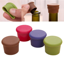 Load image into Gallery viewer, 10 Pcs Reusable Wine Beer Cover Bottle Cap Silicone Stopper Beverage For Home Bar  Stopper Cover Barware Dropshipping
