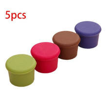 Load image into Gallery viewer, 10 Pcs Reusable Wine Beer Cover Bottle Cap Silicone Stopper Beverage For Home Bar  Stopper Cover Barware Dropshipping
