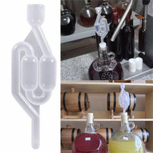 Load image into Gallery viewer, One-way Wine AirLock Beer Brewing Fermentation Check Valve Plastic Air Lock Water Seal Home Winemaking Exhaust Valve Fermenter

